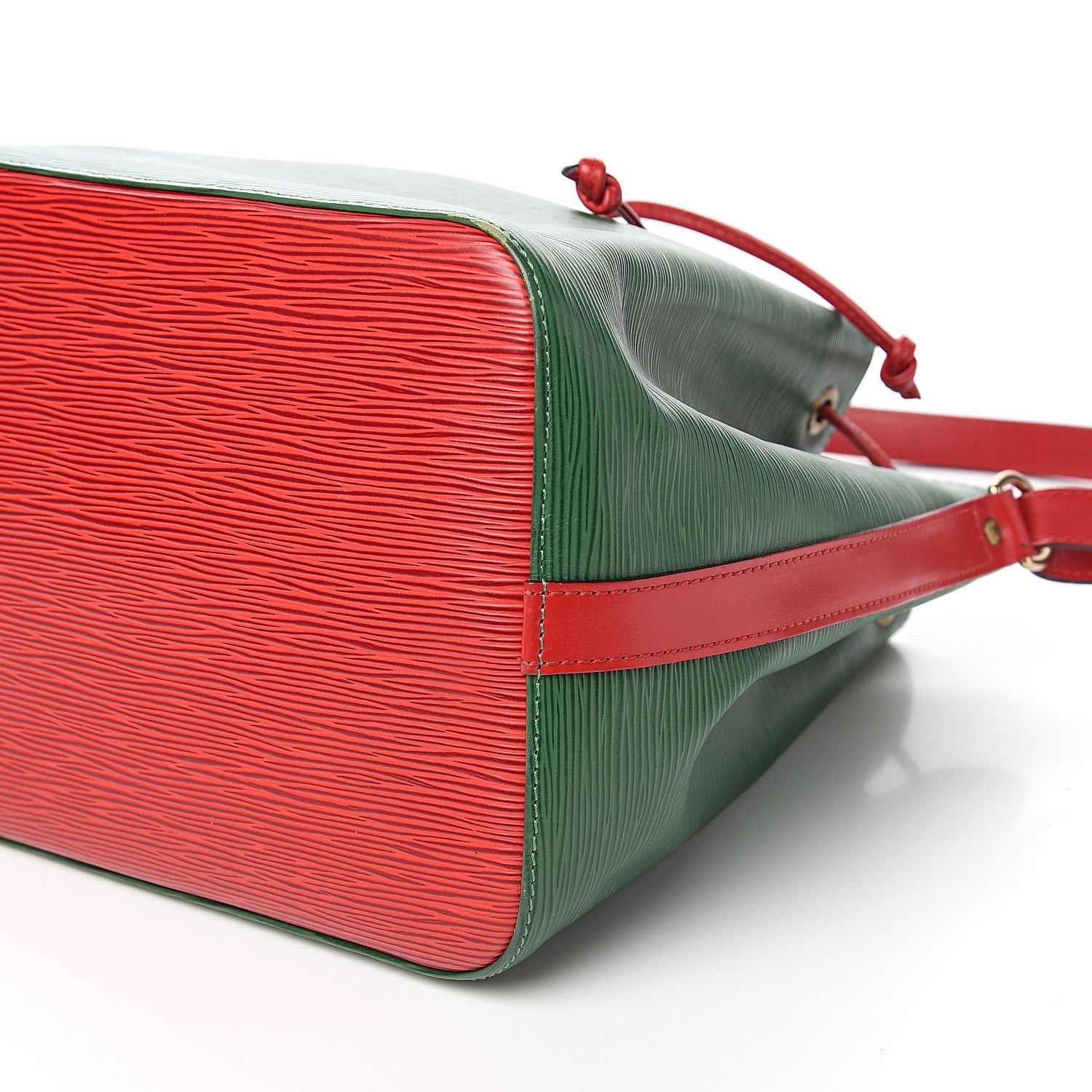 Louis Vuitton Epi Bi-Color Petit Noe Borneo Castillan Red 7 of 8