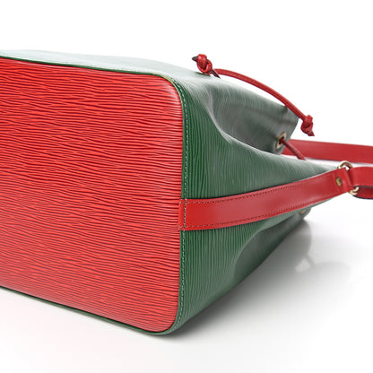 Louis Vuitton Epi Bi-Color Petit Noe Borneo Castillan Red 7 of 8