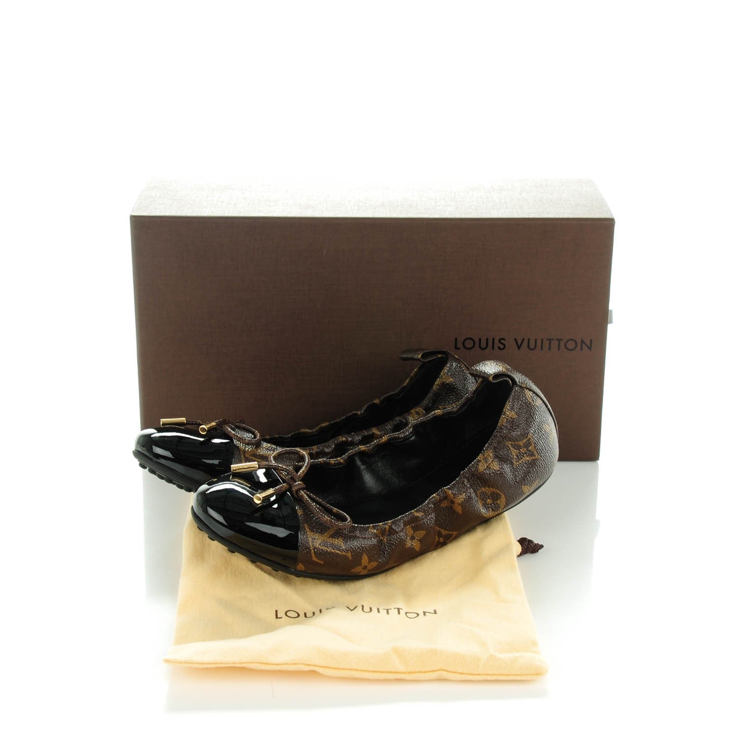 Louis Vuitton Monogram Flirty Ballerina Flats 37.5 5 of 7