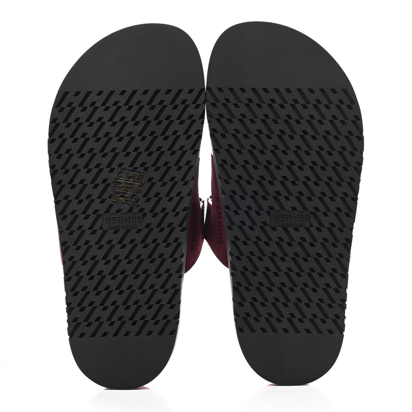 Suede Goatskin Womens Chypre Sandals 36.5 Rouge Marsala