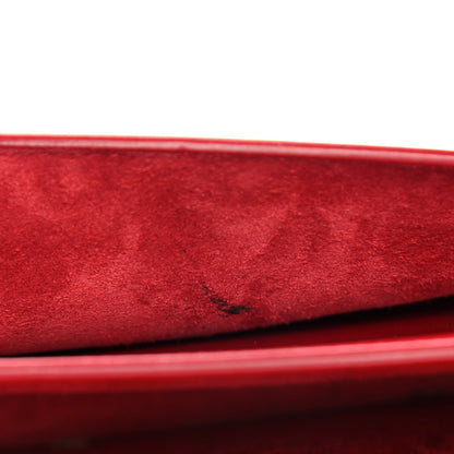 Saint Laurent Calfskin Medium Monogram Sunset Rouge Eros 12 of 13