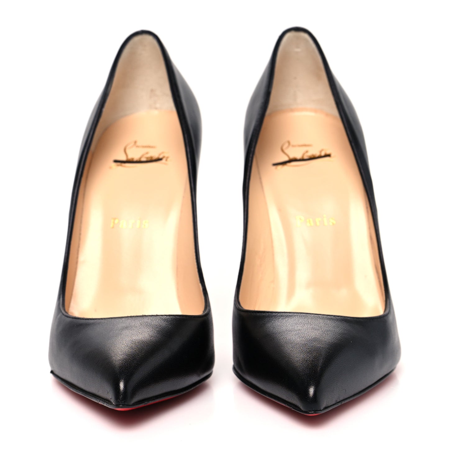 Shiny Nappa Pigalle Follies 100 Pumps 38.5 Black
