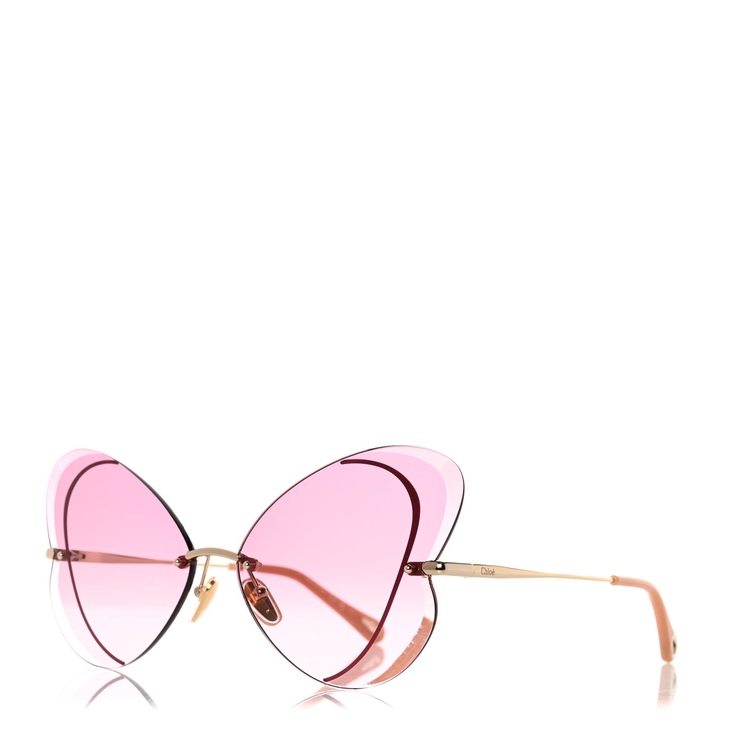 Metal Butterfly Sunglasses CH0064S Pink