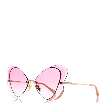 Chloe Metal Butterfly Sunglasses CH0064S Pink 1 of 6