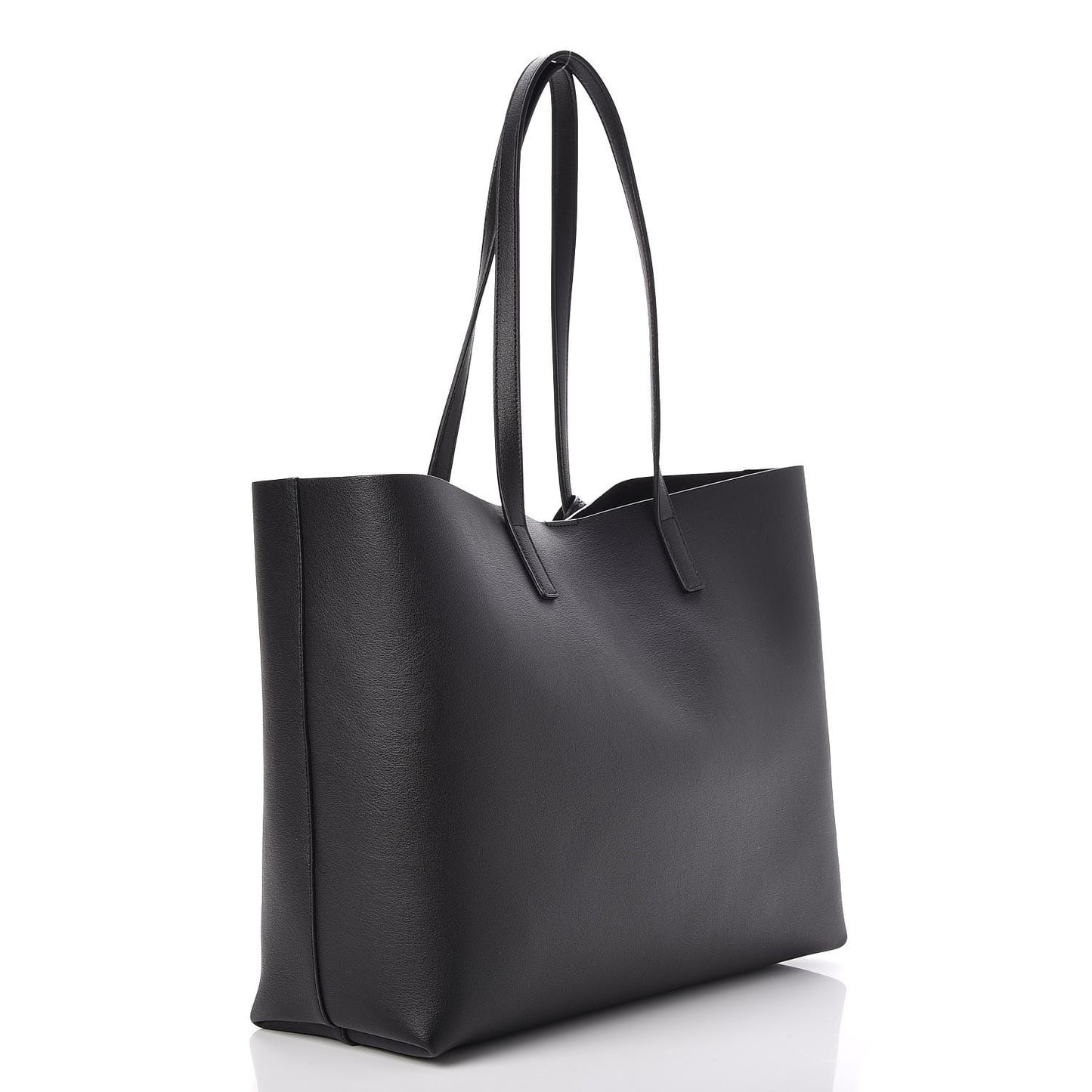 Calfskin Large Shopping Tote Black