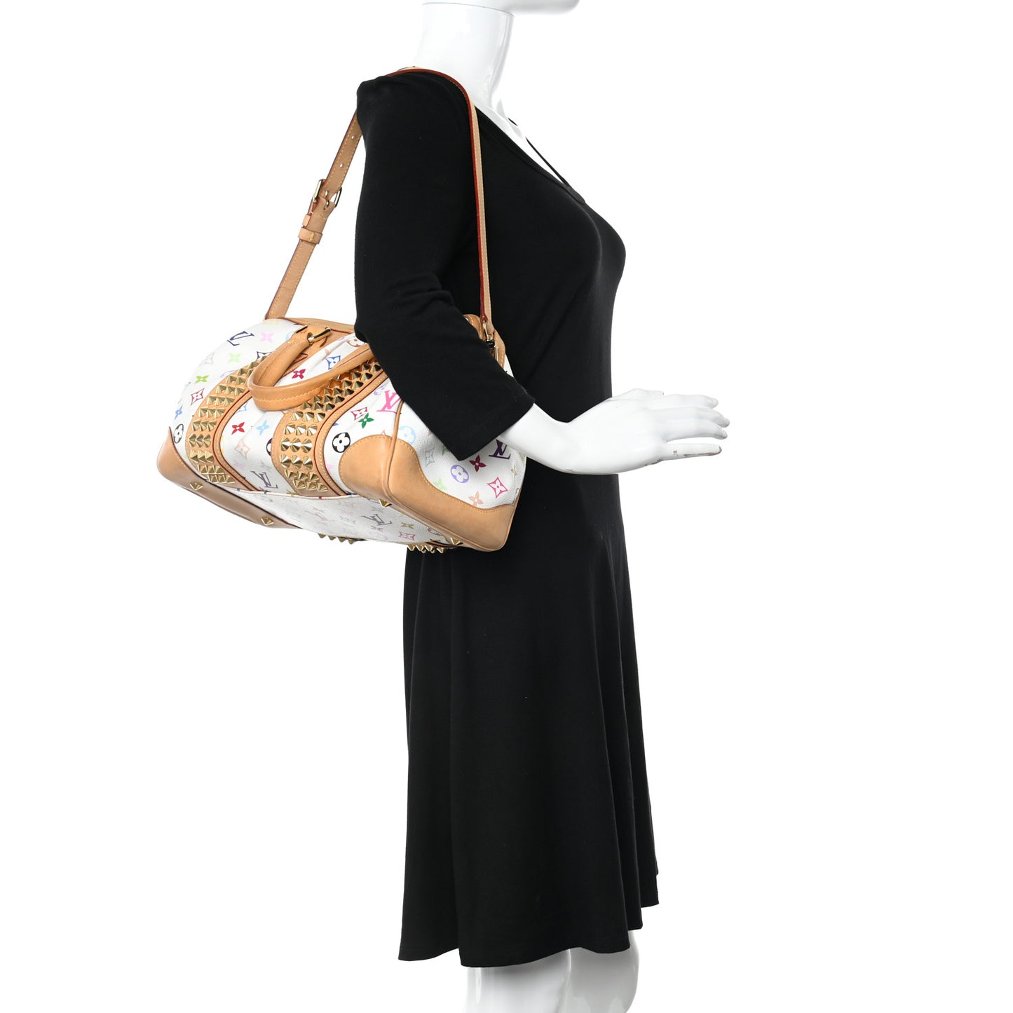 Monogram Multicolor Courtney MM White