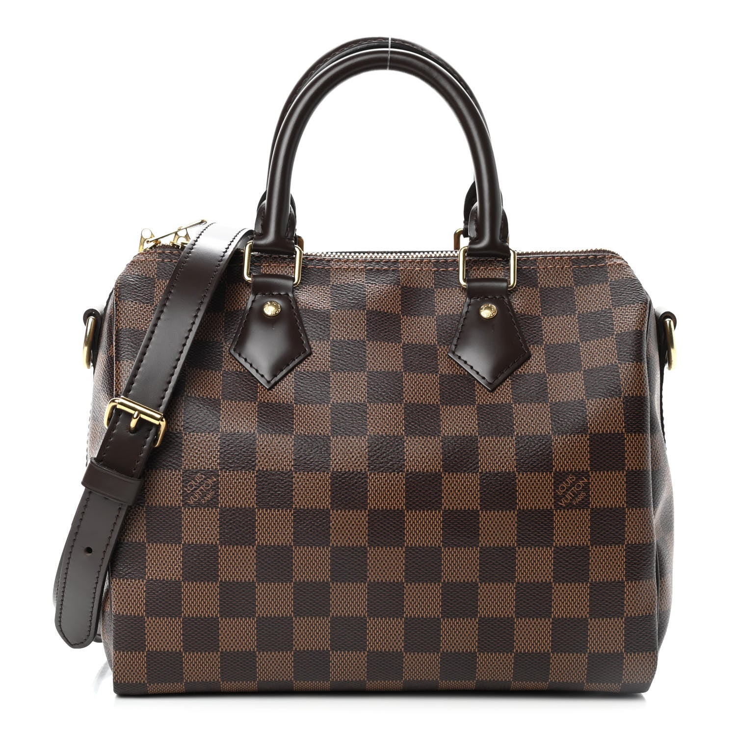 Louis Vuitton Damier Ebene Speedy Bandouliere 25 1 of 10
