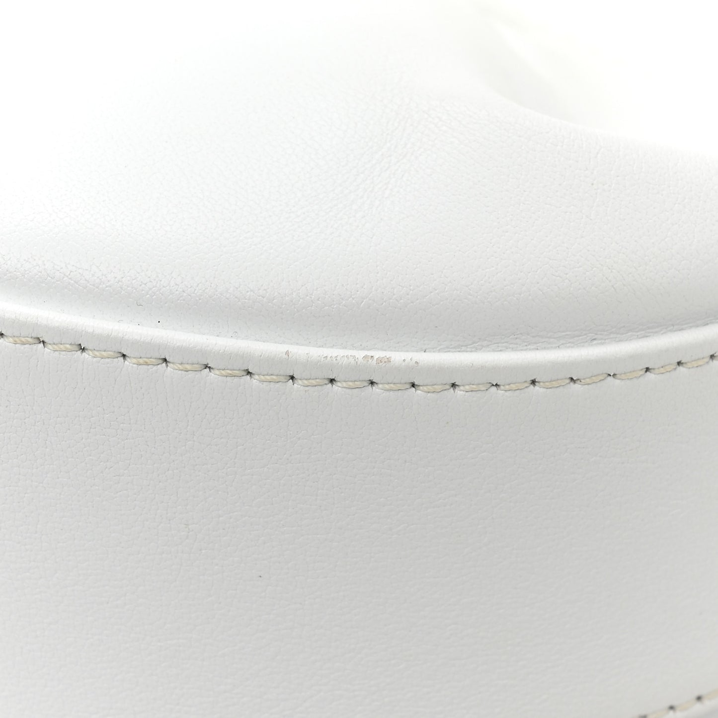 Calfskin Bubblegram Over The Moon White