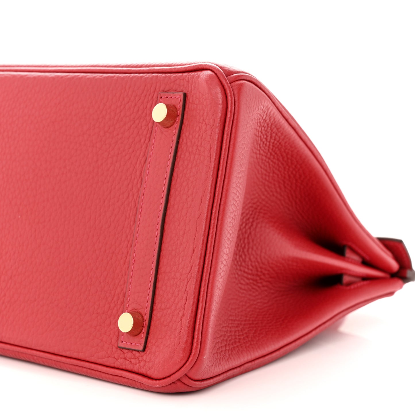 Taurillon Clemence Birkin 30 Rouge Casaque