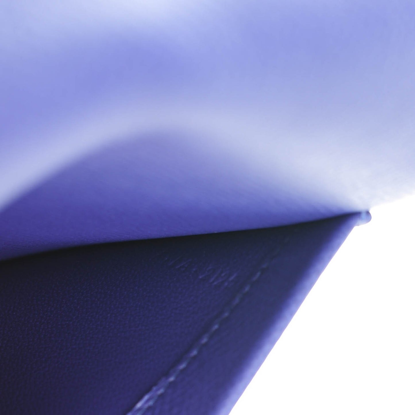 Grained Calfskin Small Trotteur Indigo
