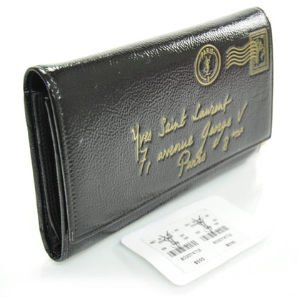 Saint Laurent Patent Y-Mail Wallet Black 8 of 8