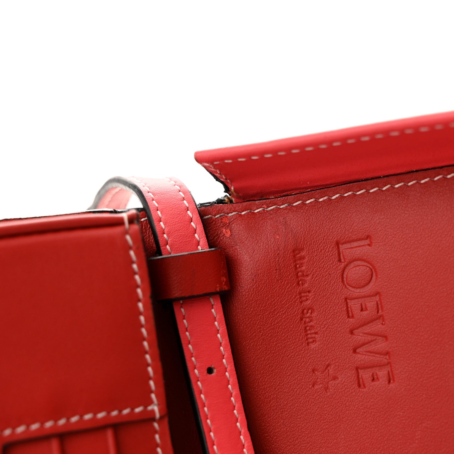 Loewe Soft Calfskin Heel Bag Pomodoro Poppy Pink 1752652