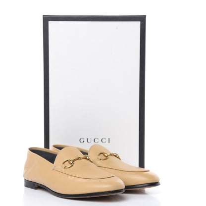 Gucci Lambskin Womens Brixton Horsebit Loafers 35.5 Wheat 12 of 12