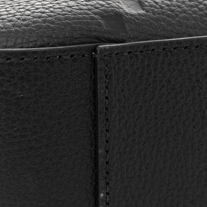 Gucci Piuma Calfskin Jumbo GG Embossed Briefcase Black 12 of 13