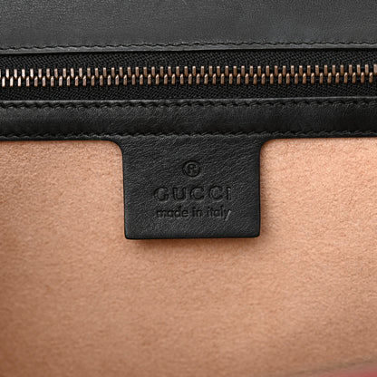Gucci Calfskin Bamboo Trapuntata Queen Margaret Top Handle Bag Blue Agata Hibiscus Red Mystic White Sugar Pink 6 of 16