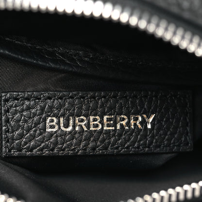 Burberry Pebbled Calfskin Logo Embossed Thornton Messenger Bag 6 of 8