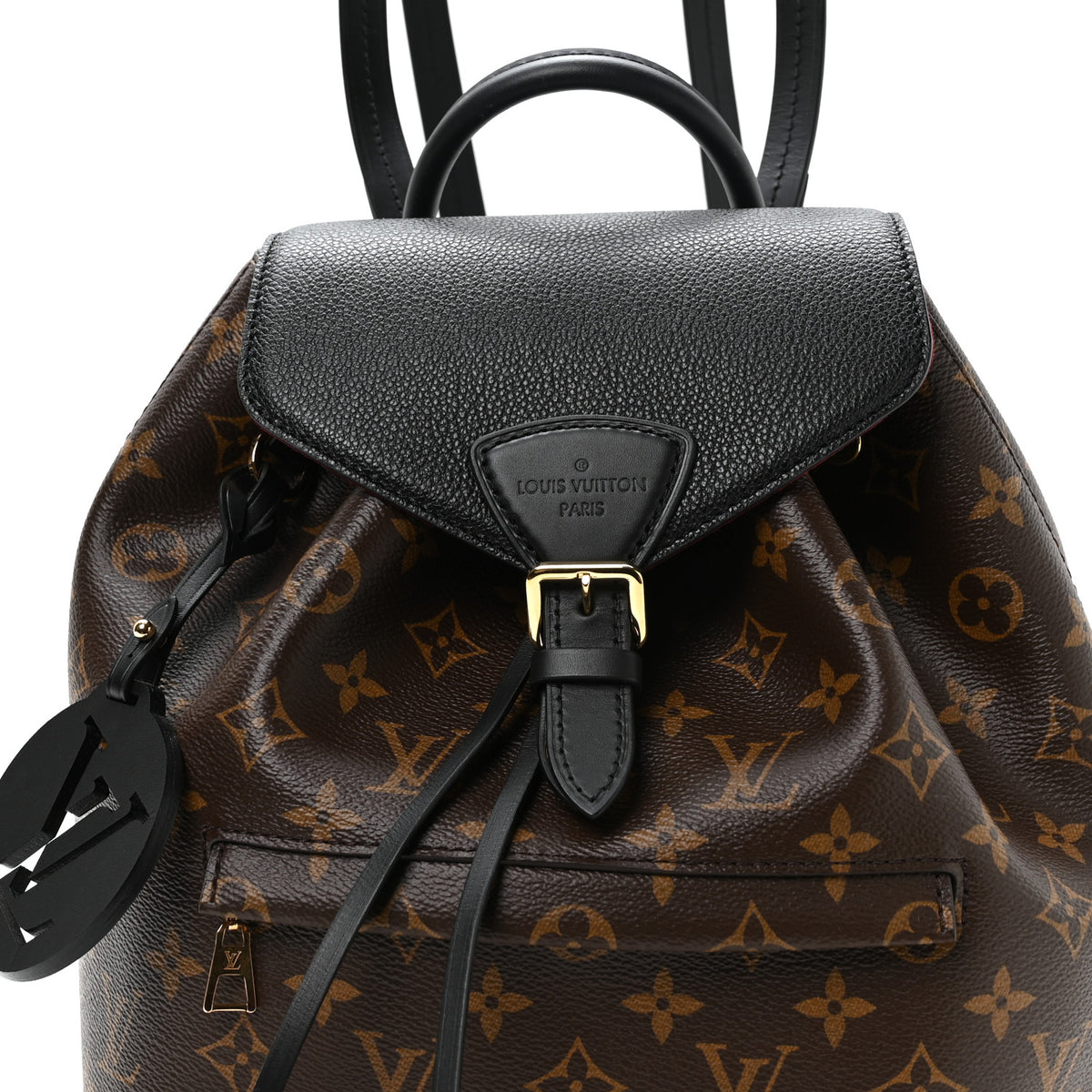 Louis Vuitton Monogram Montsouris PM Black 6 of 8