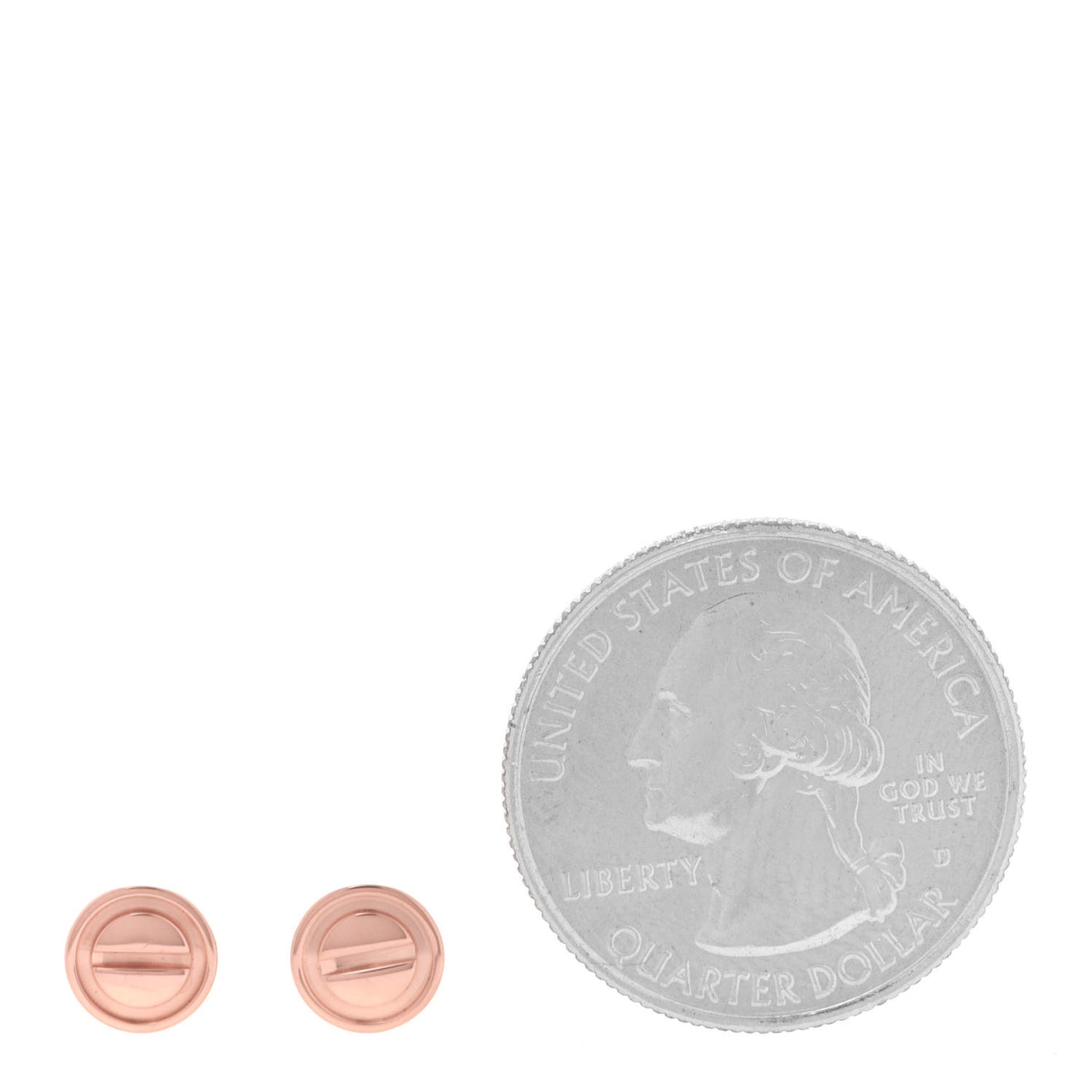 18K Pink Gold LOVE Earrings