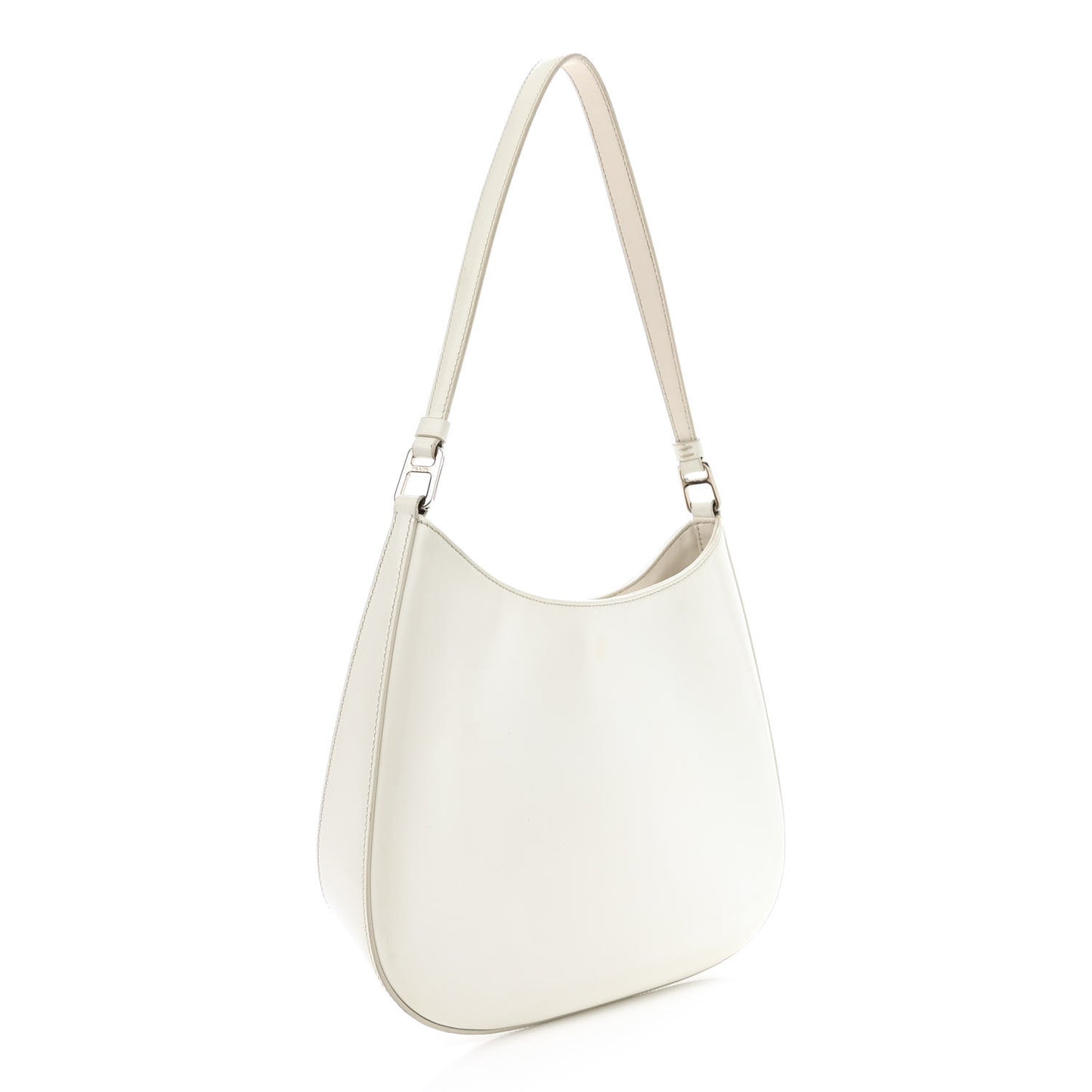 Spazzolato Cleo Shoulder Bag White