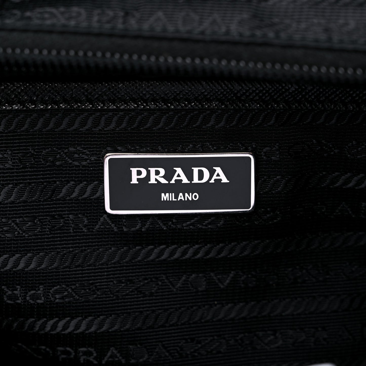 Tessuto Nylon Saffiano Vela Backpack Black