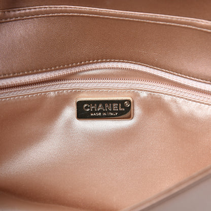 Chanel Metallic Calfskin CC Small Flap Bronze 5 of 16