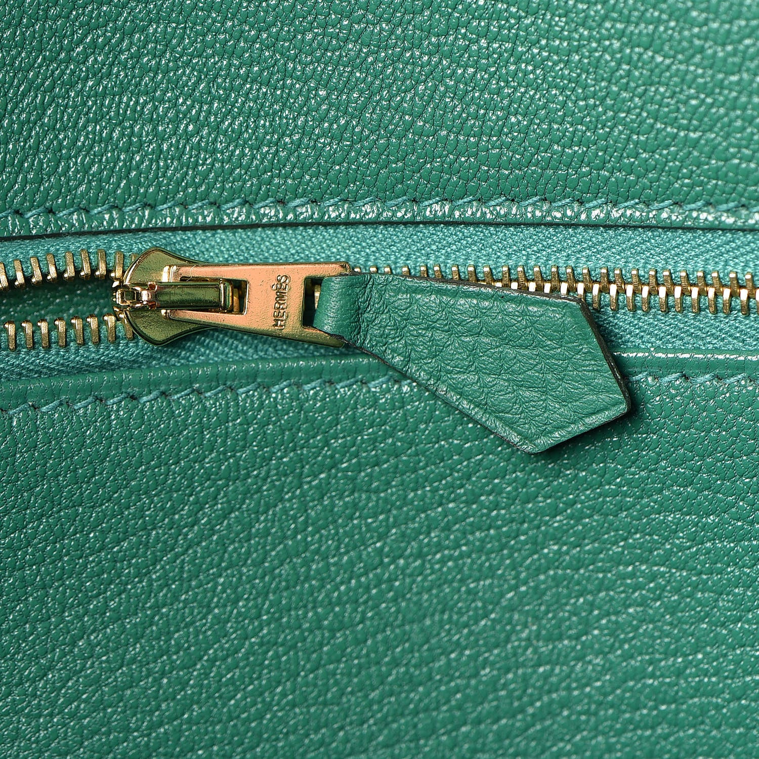 Hermes Taurillon Clemence Birkin 35 Vert Vertigo 10 of 35