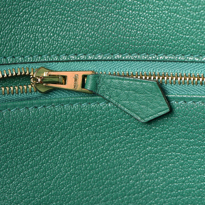 Hermes Taurillon Clemence Birkin 35 Vert Vertigo 10 of 35