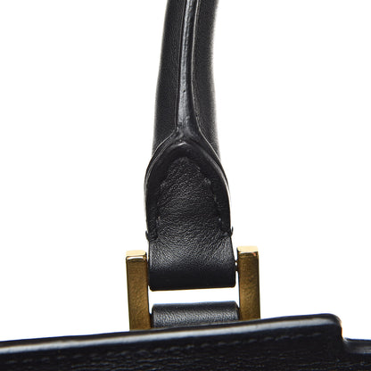 Saint Laurent Calfskin Small Monogram Cabas Black 19 of 24