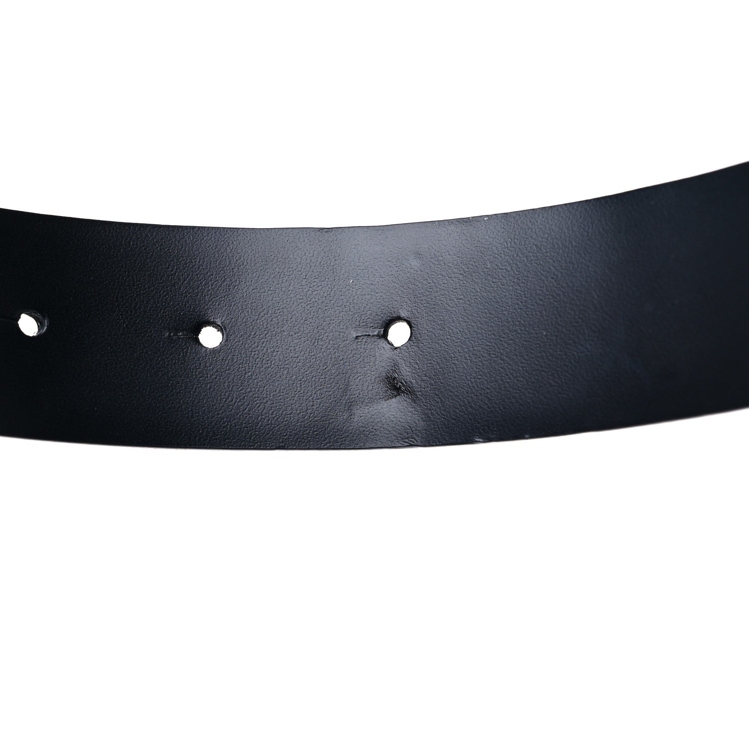 Chanel Patent Plexiglass CC Boy Belt 90 36 Black Blue 7 of 8