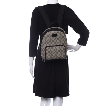 Gucci GG Supreme Monogram Small Eden Day Backpack Black 2 of 11