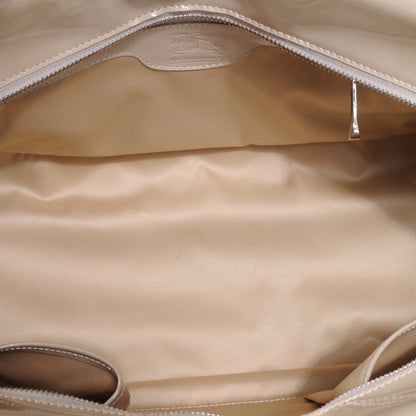 Burberry Patent Quilted Large Manor Beige 7 of 10