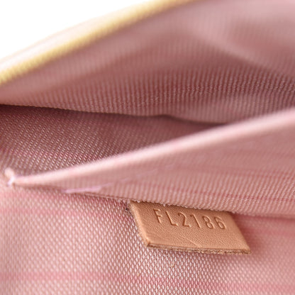 Louis Vuitton Damier Azur Neverfull MM GM Pochette Rose Ballerine 7 of 7