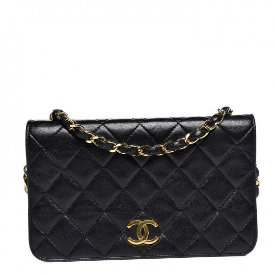 Chanel Lambskin Wallet On Chain WOC Black 1 of 8