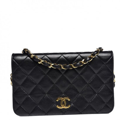 Chanel Lambskin Wallet On Chain WOC Black 1 of 8