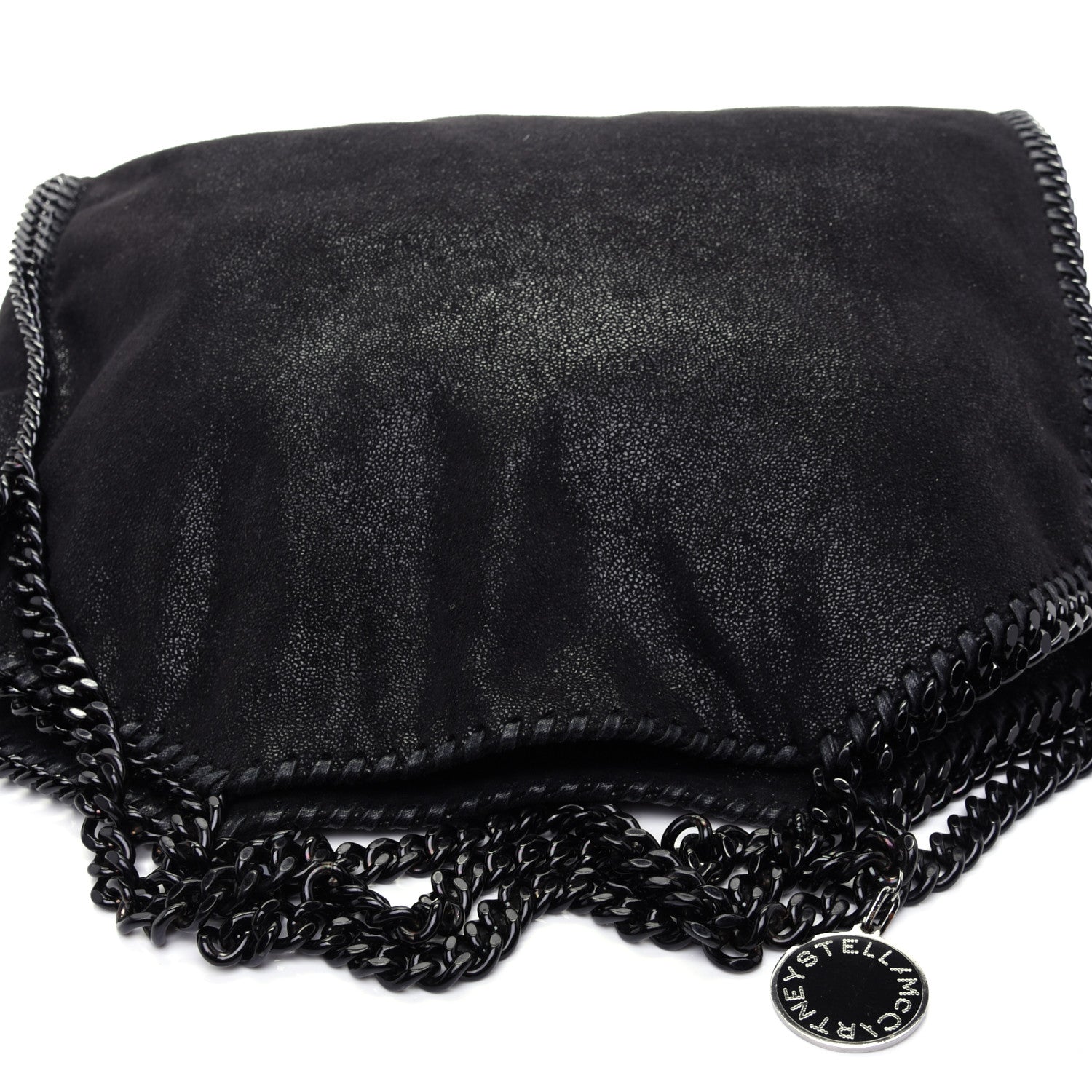 Stella McCartney Shaggy Deer Falabella Fold Over Tote Black 12 of 12