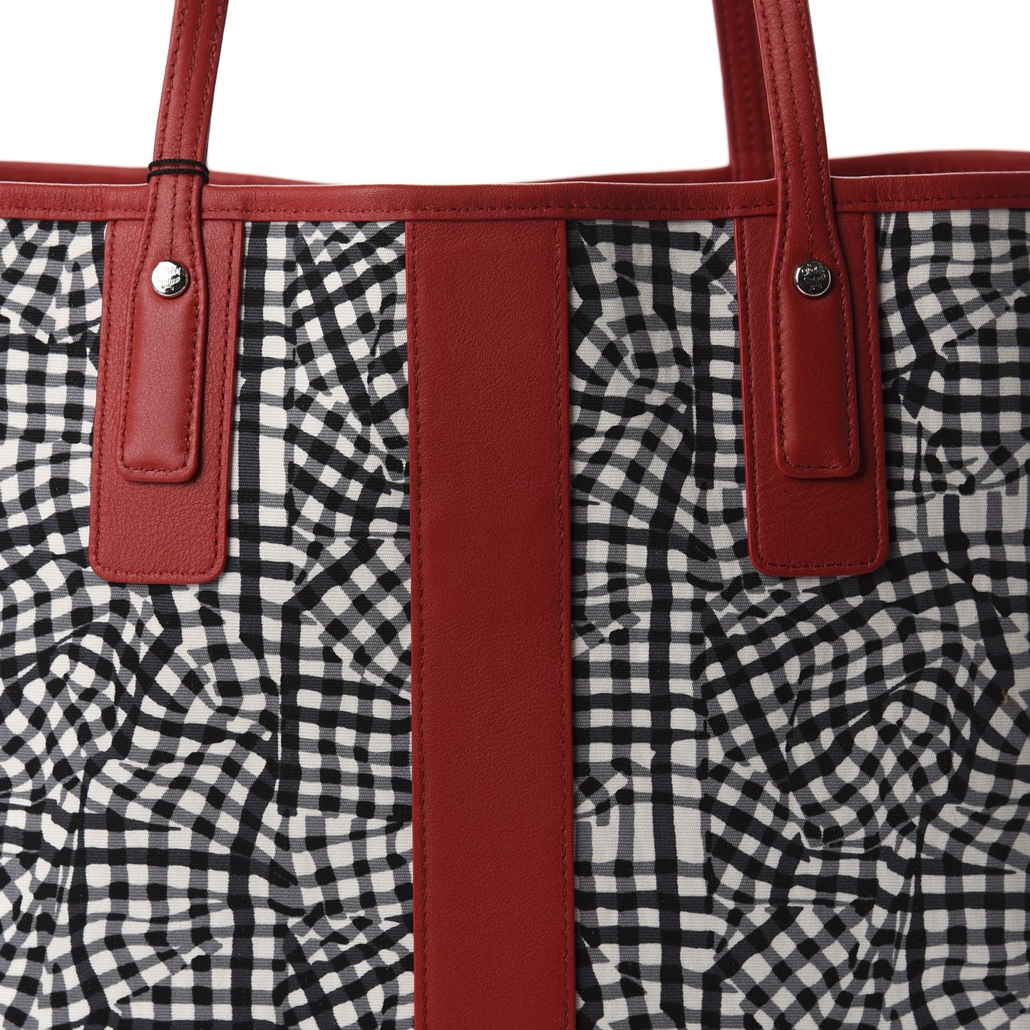 Visetos Medium Liz Reversible Shopper Tote Black Red