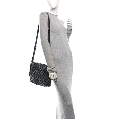 Bottega Veneta Calfskin Intreccio Kalimero Messenger Black 2 of 12