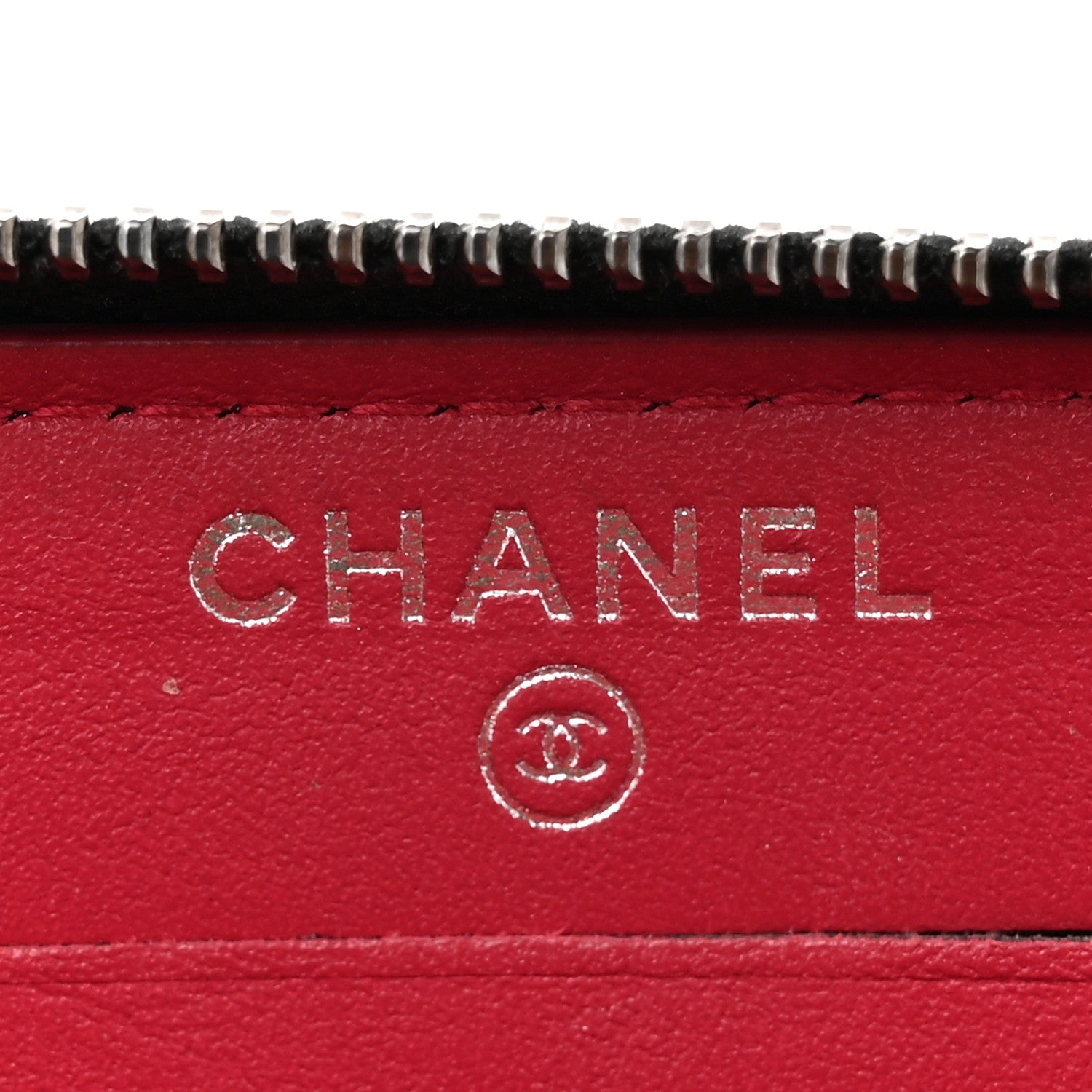 Chanel Aged Calfskin Quilted Small Gabrielle Zip Around Wallet Black 7 of 10