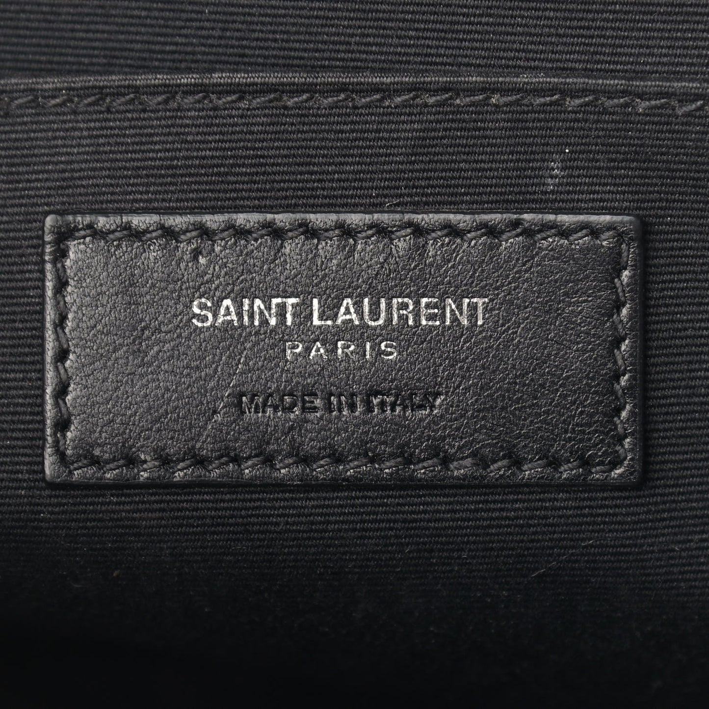 Calfskin Rose Print Monogram Lou Camera Bag Black