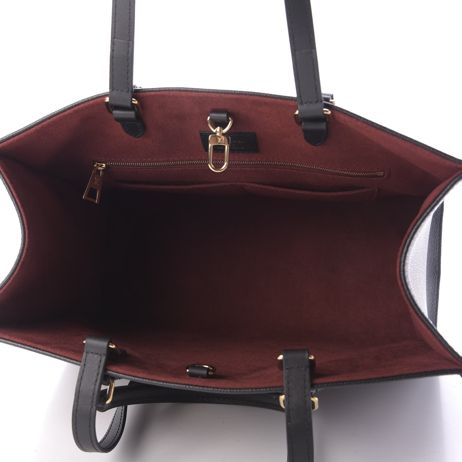 Louis Vuitton Empreinte Monogram Giant Onthego MM Black Beige 6 of 10