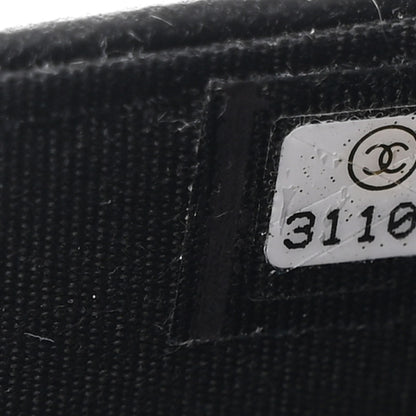 Chanel Lambskin Quilted Chanel 19 Wallet On Chain WOC Black 8 of 12