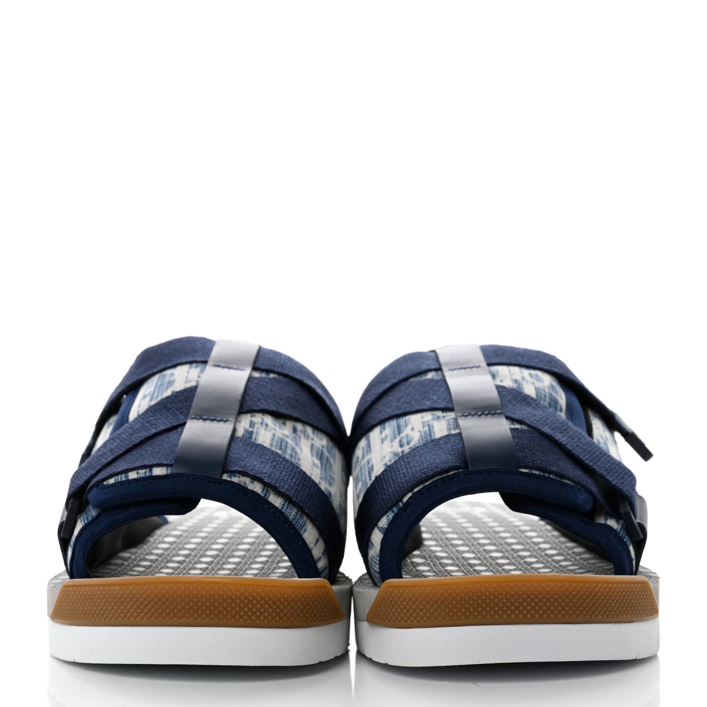 Oblique Denim Mens Alpha Sandals 40 Blue