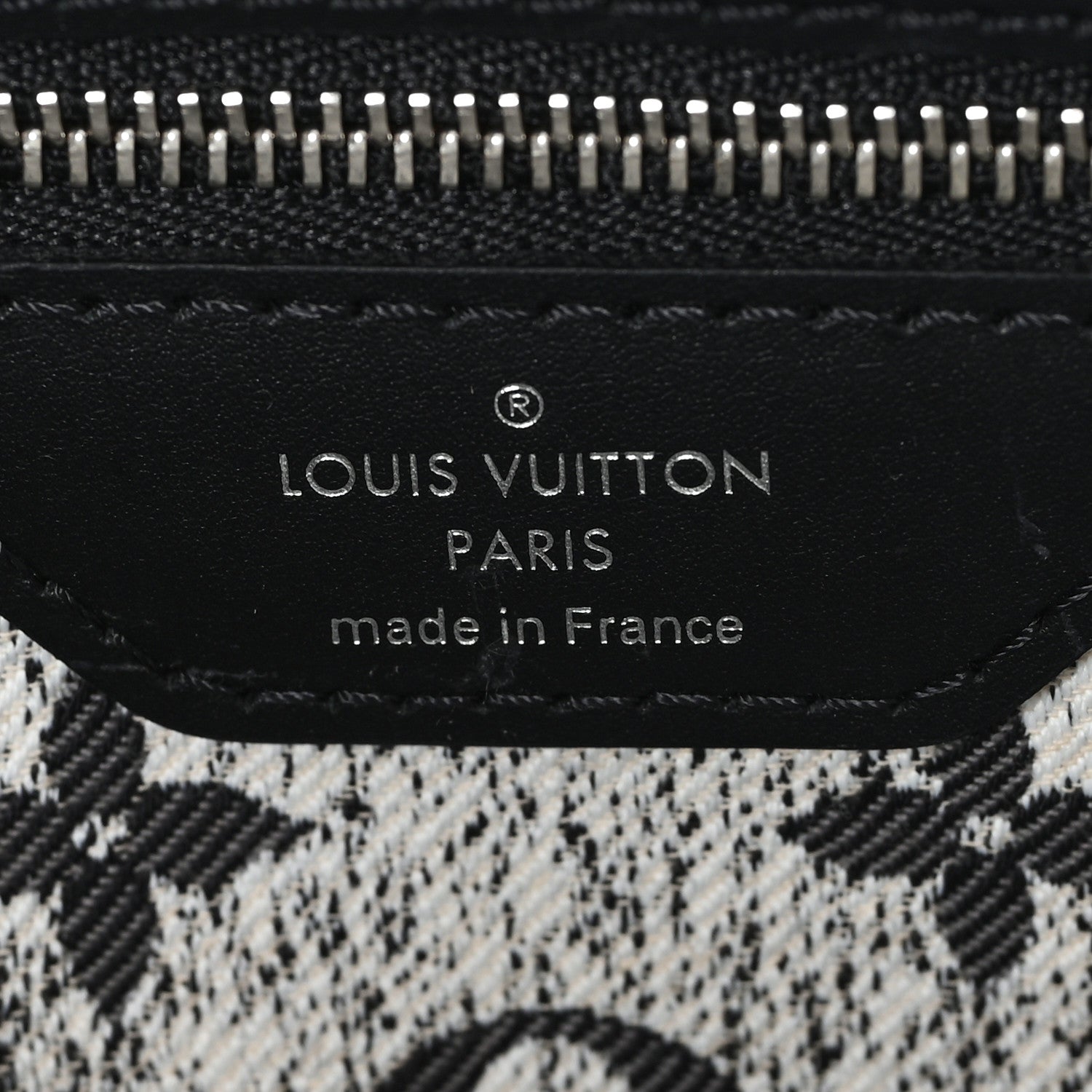 Louis Vuitton Denim Monogram Jacquard Neverfull MM Grey 7 of 10