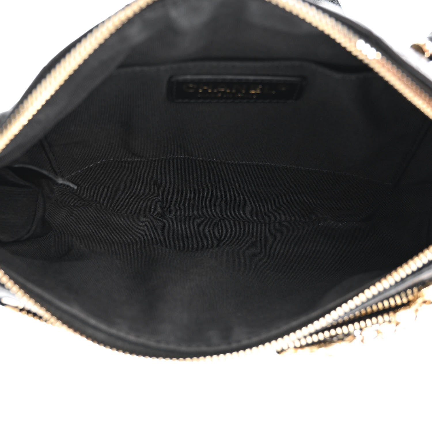 Chanel Aged Calfskin Quilted Waist Bag With Coin Purse Black 6 of 15