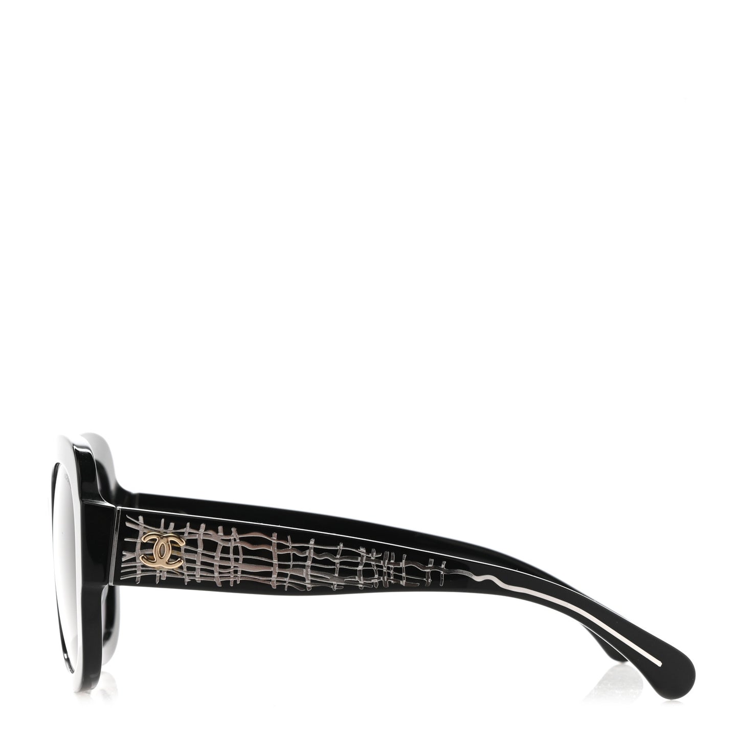 Acetate Pantos Sunglasses 5433 Black