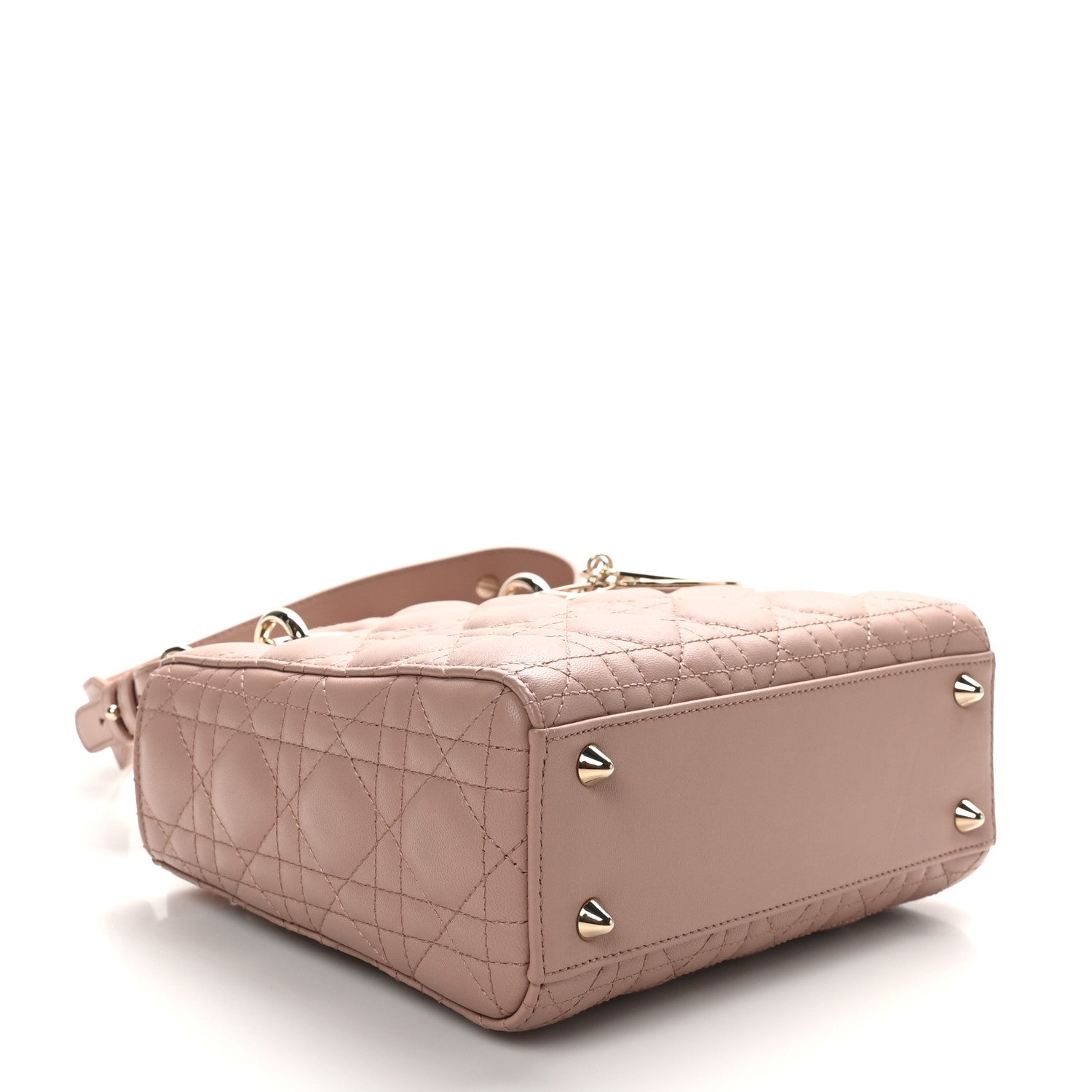 Christian Dior Lambskin Cannage Small My ABCDior Lady Dior Fard 4 of 10