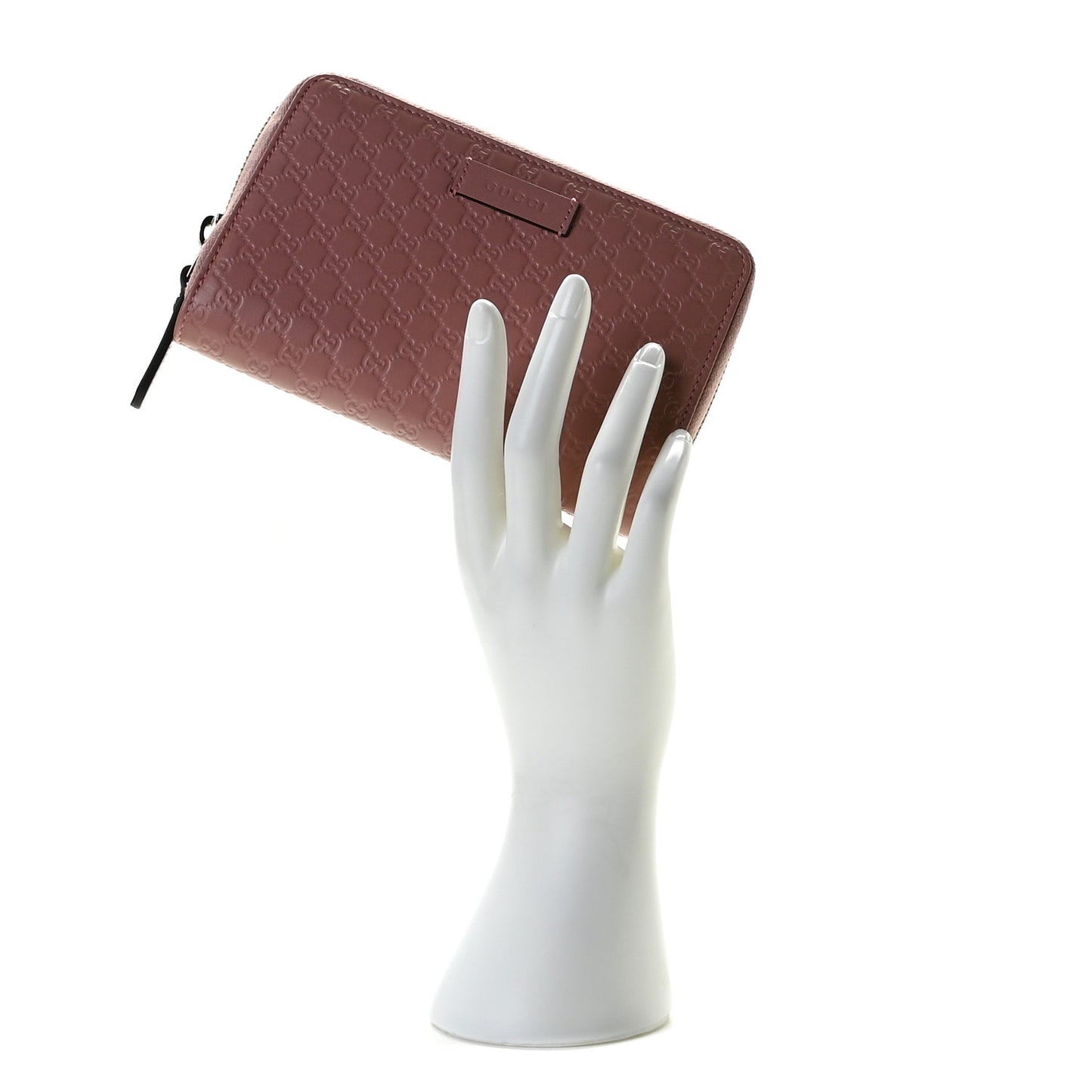 Soft Microguccissima Zip Around Organizer Wallet Soft Pink
