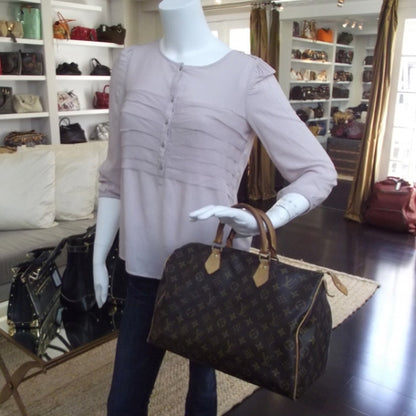 Louis Vuitton Monogram Speedy 35 2 of 9