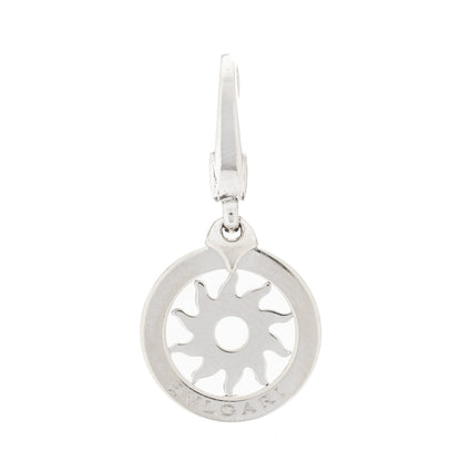 Bulgari 18K White Gold Tondo Sole Charm Pendant 1 of 4