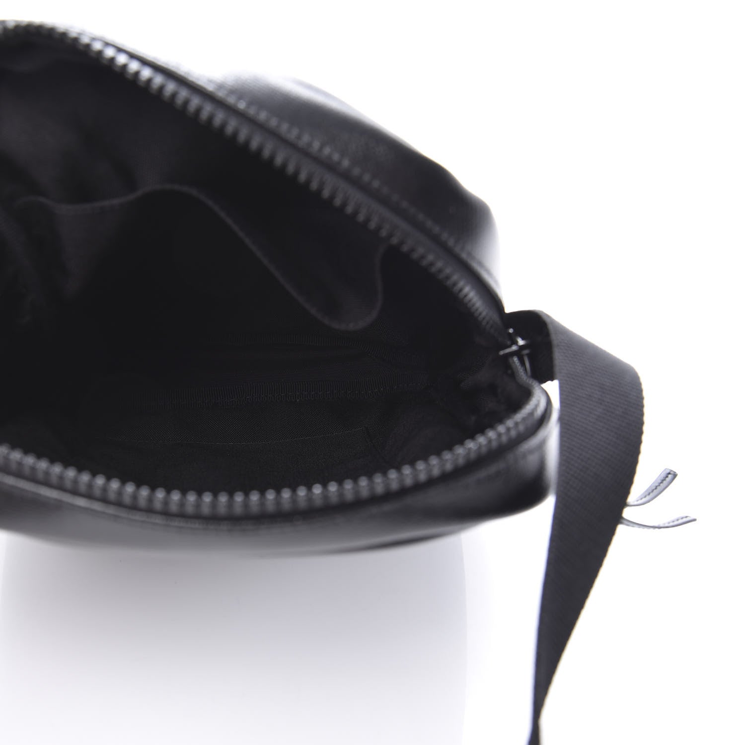Saint Laurent Coated Canvas Rivington Race Pouch Black 5 of 9